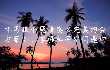 坏男孩小鹿情感《完美约会方案》，掌握私密空间邀约