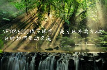 PUANEY倪6000线下课程，高分妹外卖方法+约会时如何互动交流