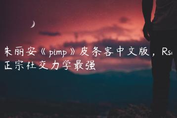 朱丽安《pimp》皮条客中文版，Rsd正宗社交力学最强