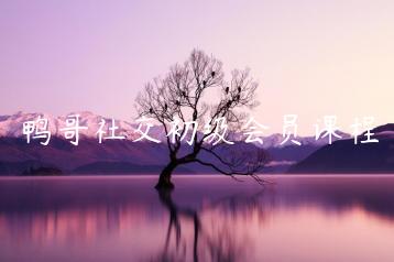 鸭哥社交初级会员课程