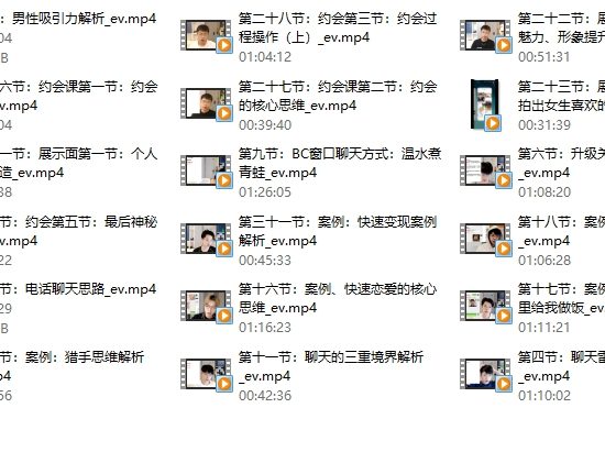 贤师傅私教课程