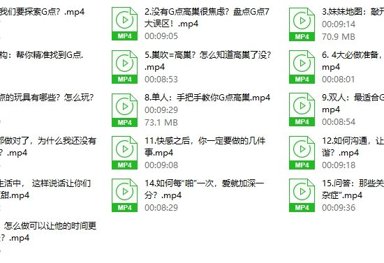 吴小飘15堂G点愉悦手册，打开高巢新世界【完结】