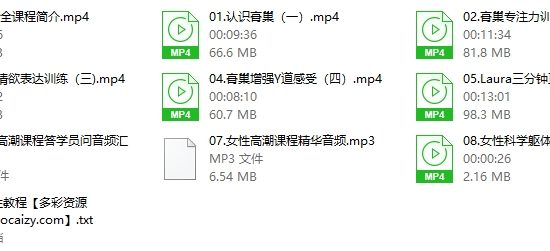 罗南希《女性科学躯体糕潮课》