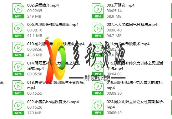 男性扶阳回春功–钉钉持久力1小时专业训练