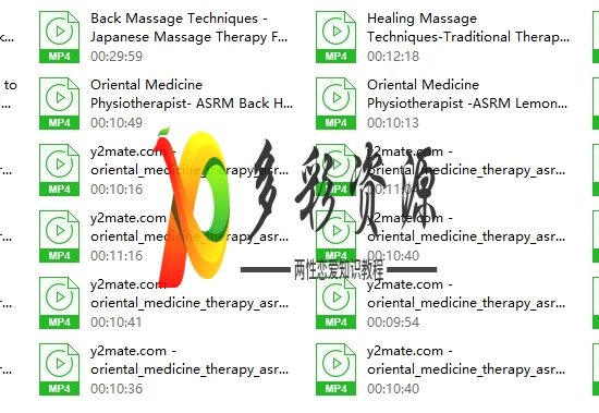 泰国女性按摩教材