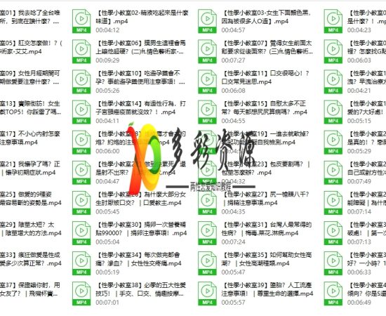 超直白性學小教室