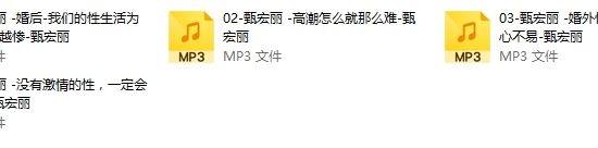 甄宏丽如何拯救婚姻中的性 微课录音