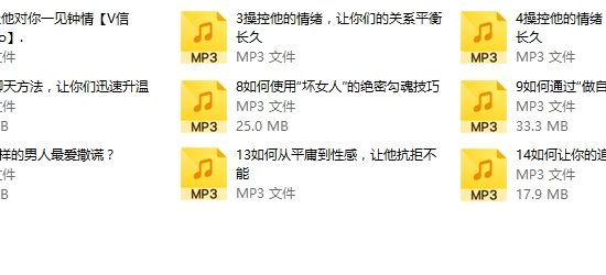 源靖《情场制胜16课》音频