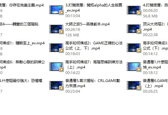 2022良叔线上视频课《二次进化》