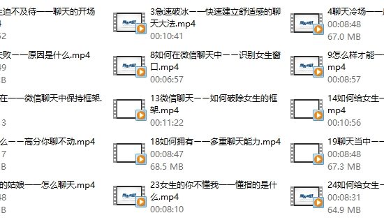 舞步情感《聊天解码》