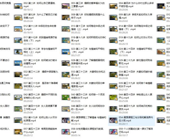 米娅老师《亲授女性成长110课》幸福家庭必修