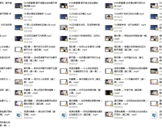 爱上情感VIP课程《恋爱方法》