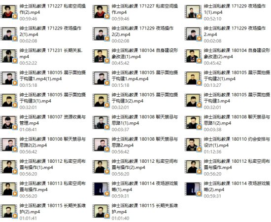 绅士派私教课《YY私教》