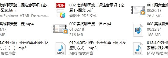 凯南最新合集《高情商聊天4.0课程》13节