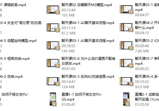 鸭哥《亚哥社交1999线上聊天课》