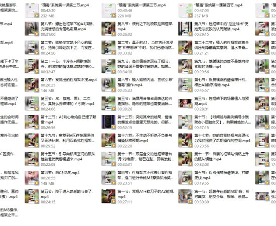 黑猫门徒教学展示课程