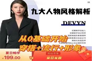 九大人物风格解析（从0开始穿搭+流行+形象）