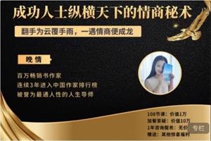 成功人士纵横天下的情商秘术（112节课完结）
