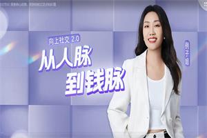 例子姐《向上社交2.0从人脉到钱脉》41节视频