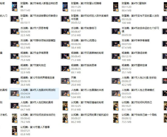 大齐《 人性认知成长》52节课