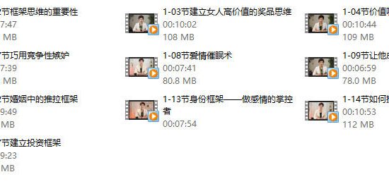 北乔老师《重建框架思维的认知》17集